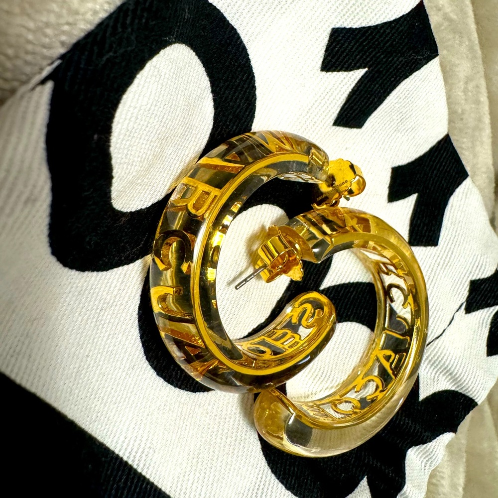 Marc Jacob’s Monogram Hoops - Used